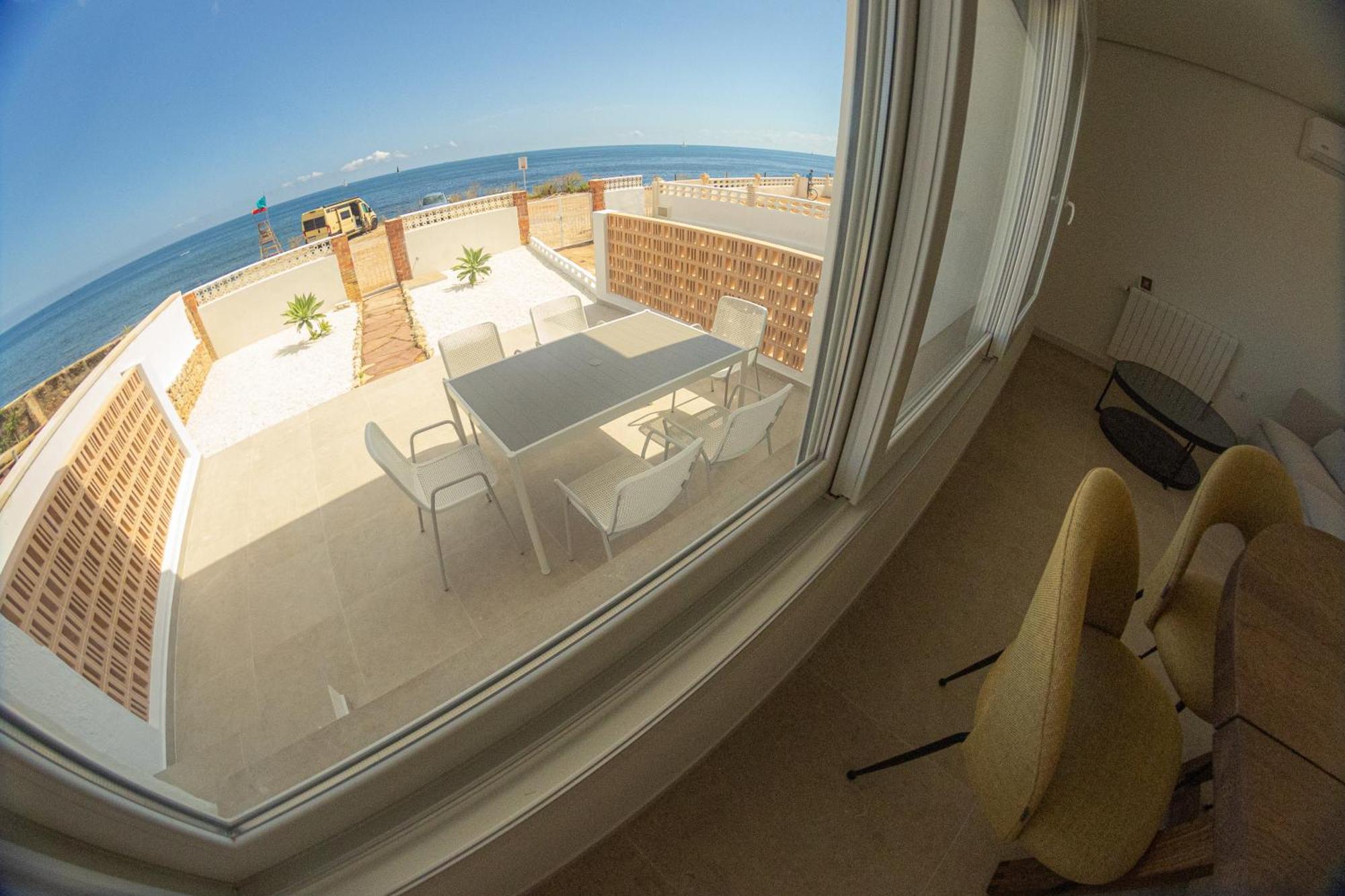Vistas Y Terraza Panoramica Frente Al Mar En Denia, Las Rotas מראה חיצוני תמונה